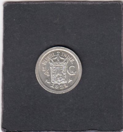 Beschrijving: 1/4 Gulden  